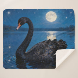 Moonlit Swim Sherpa Deken