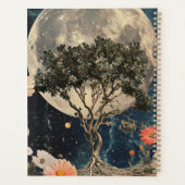 Moonlit Tree & Blossoms Planner (Achterkant)