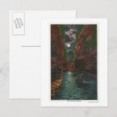 Moonlit Uitzicht van de Kronkel Briefkaart (Voorkant / Achterkant)