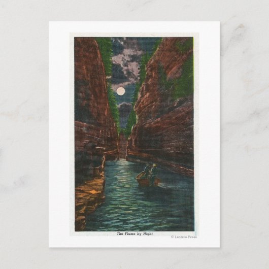 Moonlit Uitzicht van de Kronkel Briefkaart (Voorkant)