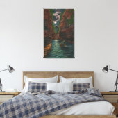 Moonlit Uitzicht van de Kronkel Canvas Afdruk (Insitu (Slaapkamer))