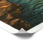 Moonlit Uitzicht van de Kronkel Poster (Hoek)