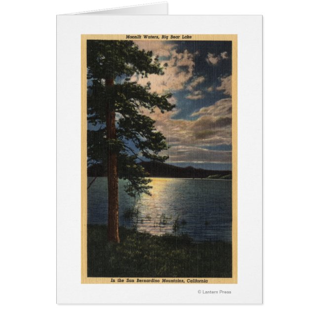 Moonlit Uitzicht van het meer (Voorkant)