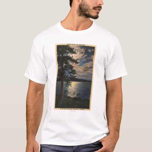Moonlit Uitzicht van het meer T-shirt (Voorkant)