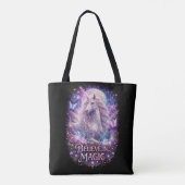 Moonlit Unicorn Dreams Tote Bag (Achterkant)