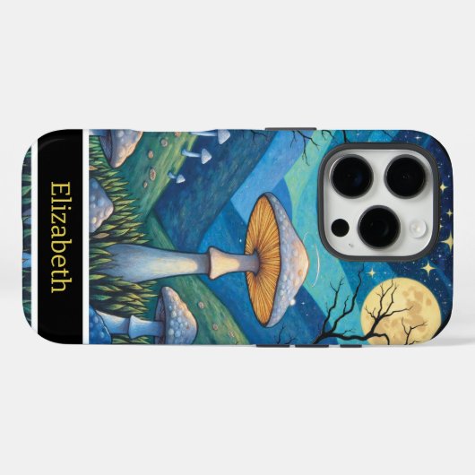 Moonlit Valley Mushroom Case-Mate iPhone Case (Achterkant (horizontaal))