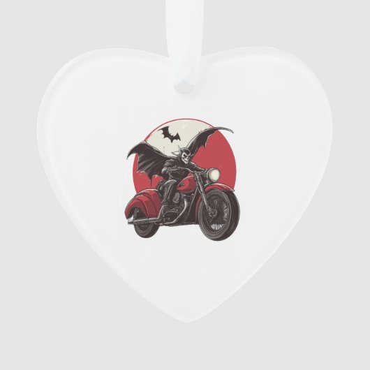 Moonlit Vampire Ride Ornament (voorkant)