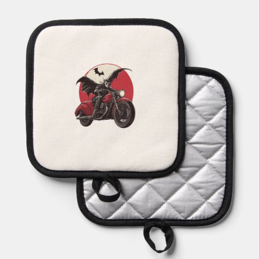  Moonlit Vampire Ride Pannenlap (Voorkant / Achterkant)