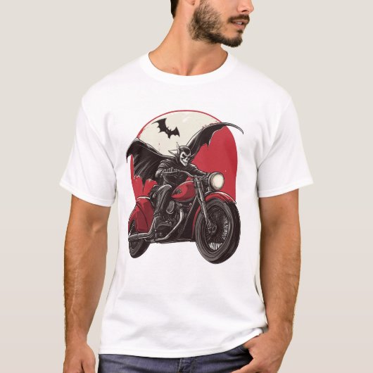  Moonlit Vampire Ride T-shirt (Voorkant)