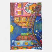 Moonlit Venice American MoJo Kitchen Towel Theedoek (Verticaal)
