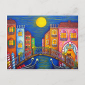 Moonlit Venice Post Kaart van Lisa Lorenz (Voorkant)