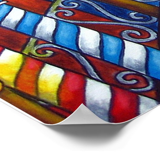 Moonlit Venice Print van Lisa Lorenz (Hoek)