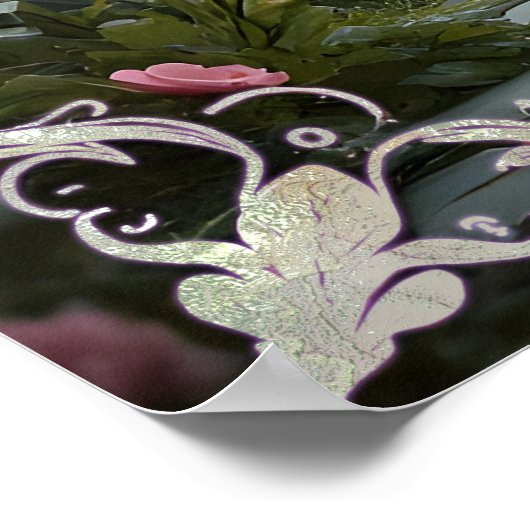 Moonlit Vows – A Cute Gothic Wedding Moment. Poster (Hoek)