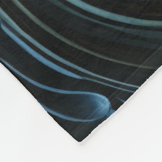 Moonlit Vrouw 3D Kunst Fleece Deken (Hoek)