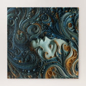 Moonlit Vrouw 3D Kunst Legpuzzel (Horizontaal)