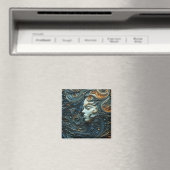 Moonlit Vrouw 3D Kunst Magneet (Insitu (Vaatwasser))