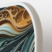 Moonlit Vrouw 3D Kunst Pickleball Paddle (Links Detail)