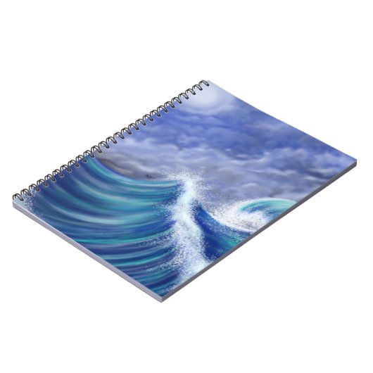 Moonlit Waves Notitieboek (Linkerzijde)