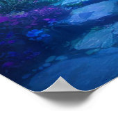 Moonlit Weg in de tuin der dromen Poster (Hoek)