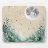 Moonlit Whimsy Forest Mousepad Muismat (Voorkant)
