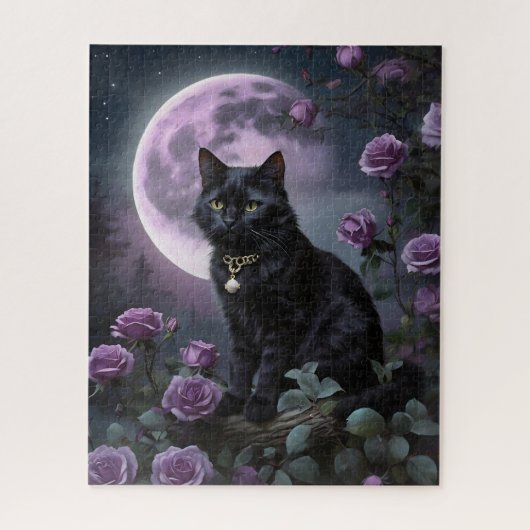 Moonlit Whiskers Legpuzzel (Verticaal)