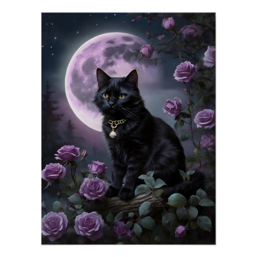 Moonlit Whiskers Perfect Poster (Voorkant)