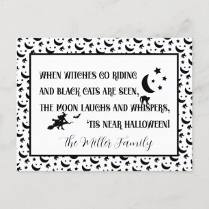 Moonlit Whispers & Witching Hour Magic Feestdagenkaart