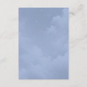 Moonlit Wildflower Whispers Wedding Informatiekaartje (Achterkant)