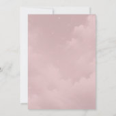 Moonlit Wildflower Whispers Wedding Kaart (Achterkant)