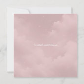 Moonlit Wildflower Whispers Wedding Kaart (Achterkant)