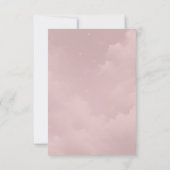 Moonlit Wildflower Whispers Wedding RSVP Kaartje (Achterkant)