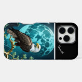 Moonlit Willow en River Eagle iPhone Hoesje (Achterkant horizontaal)