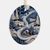 Moonlit Winter Path Ornament (Rechts)