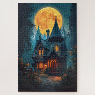 Moonlit Witch Cottage puzzle  Legpuzzel