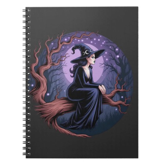 Moonlit Witch Notitieboek (Voorkant)