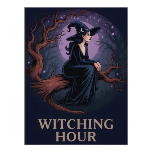 Moonlit Witch Poster (Voorkant)