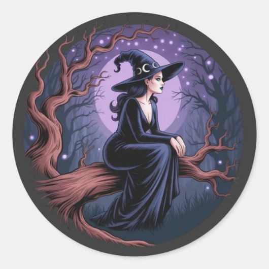 Moonlit Witch Stickers (Voorkant)