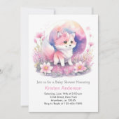 Moonlit Wolf Magic Baby shower Kaart (Voorkant)