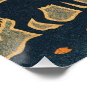 Moonlit Wolves & Mount Fuji – Japanese Night Art Perfect Poster (Hoek)