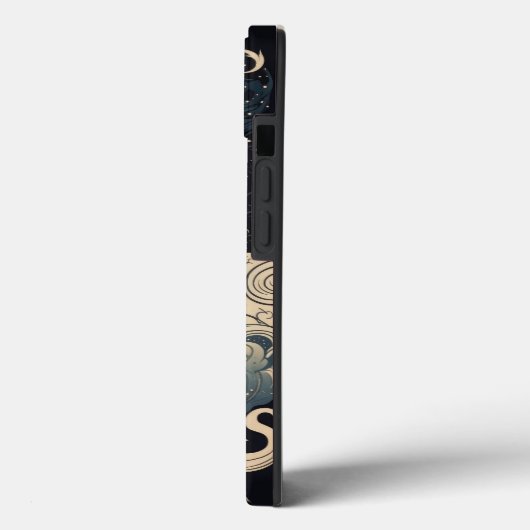 Moonlit Zee Waves Fantasy Case-Mate iPhone Case (Achterkant / Links)