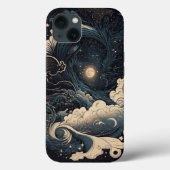  Moonlit Zee Waves Fantasy Case-Mate iPhone Case (Achterkant)