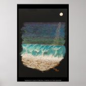 Moonlite oceaan poster (Voorkant)