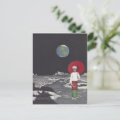 Moonloop - uitnodiging briefkaart (Staand voorkant)
