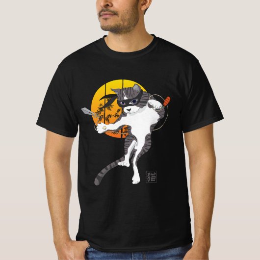 Moonmissie: Cat Ninja T-Shirt (Voorkant)