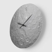 Moonoppervlak in de buitenruimte grote klok (Hoek)