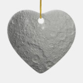 Moonoppervlak in de buitenruimte keramisch ornament (Achterkant)