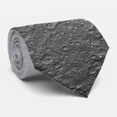 Moonoppervlak in de buitenruimte stropdas (Opgerold)