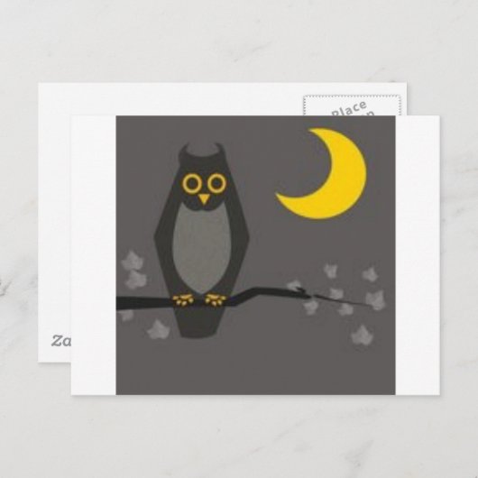 moonowl briefkaart (Voorkant / Achterkant)