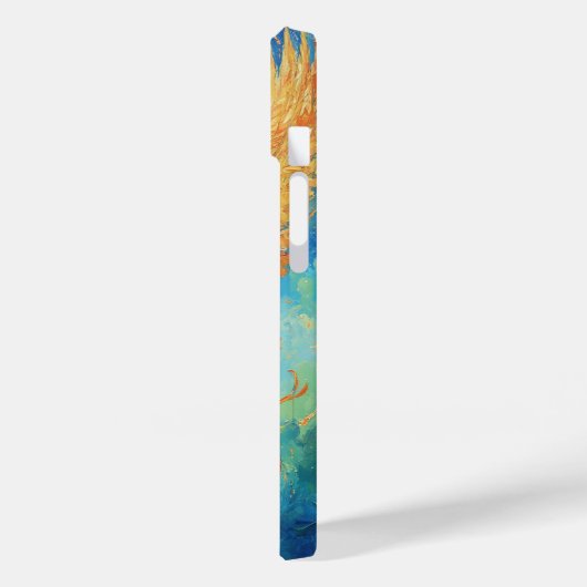 🔥 Moonrise Ascension  iPhone Case (Achterkant / Links)