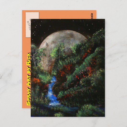 Moonrise Briefkaart (Voorkant / Achterkant)